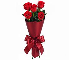 Букет 5 Красных роз Эдлесс Лав в Барсуковской