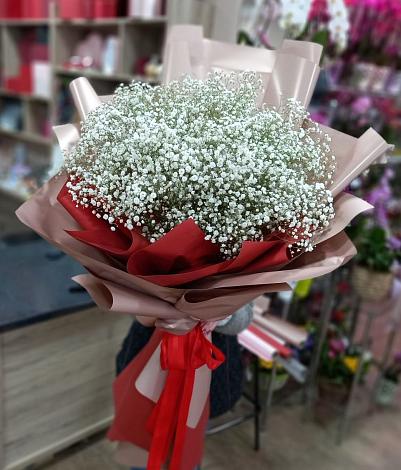 Букет цветов из: Гипсофила в Барсуковской