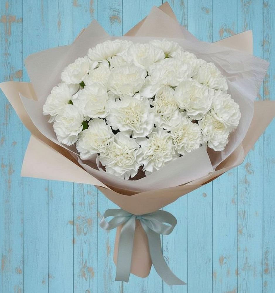 Букет цветов из: Гвоздики в Барсуковской