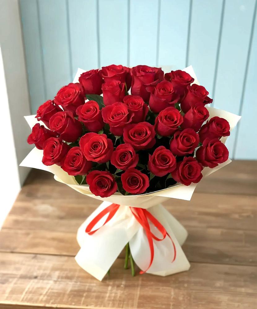 Букет 29 Красных роз в Барсуковской