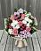 Букет цветов из: Альстромерии, Гвоздики, Розы и Хризантемы в Барсуковской