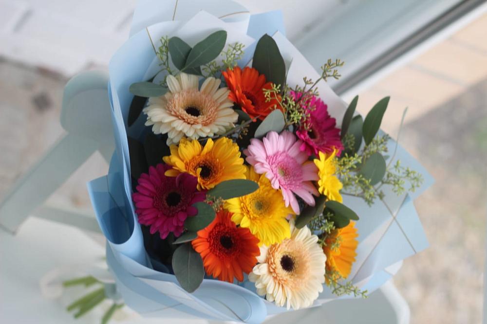 Букет цветов из: Герберы в Барсуковской