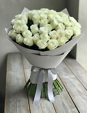 Букет 35 Белых роз в Барсуковской