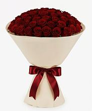 Букет 101 Бордовая роза Блэк Бакарра в Барсуковской