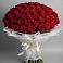 Букет 101 Красная роза Блэк Мэджик в Барсуковской
