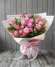 Букет Розовый кустик в Барсуковской