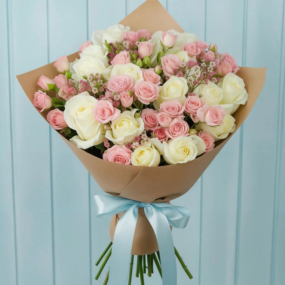 Букет цветов из: Розы в Барсуковской