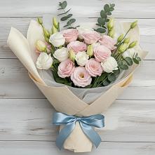 Букет цветов из:  Лизиантусы в Барсуковской