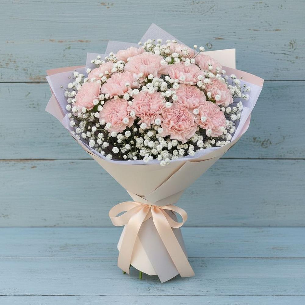 Букет цветов из: Гвоздики в Барсуковской