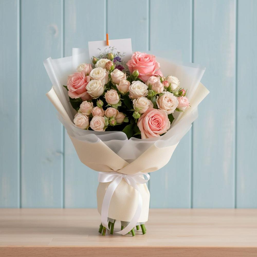 Букет цветов из: Розы в Барсуковской