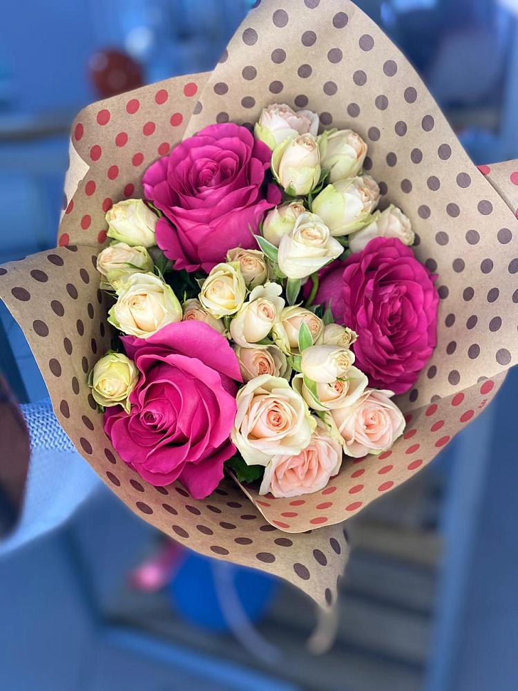 Букет цветов из: Розы в Барсуковской