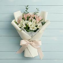 Букет цветов из:  Альстромерии в Барсуковской