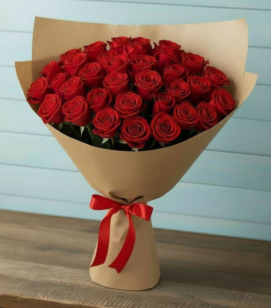 Букет Красные розы Милано в Барсуковской