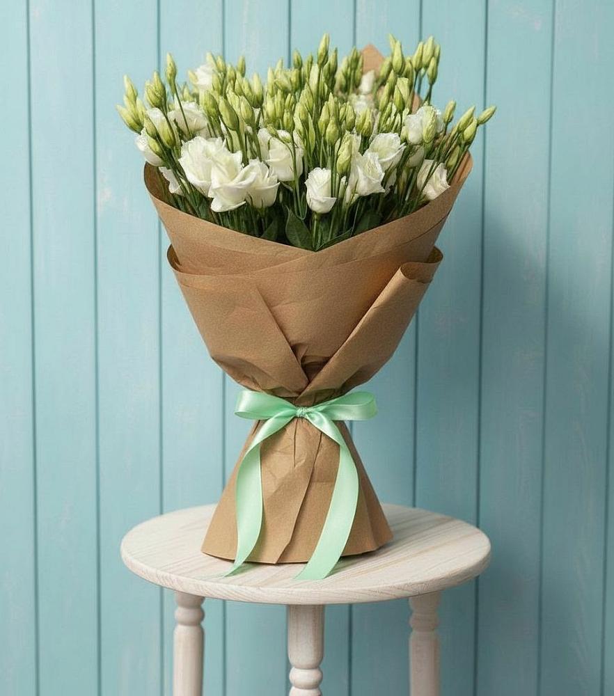 Букет цветов из: Лизиантусы в Барсуковской