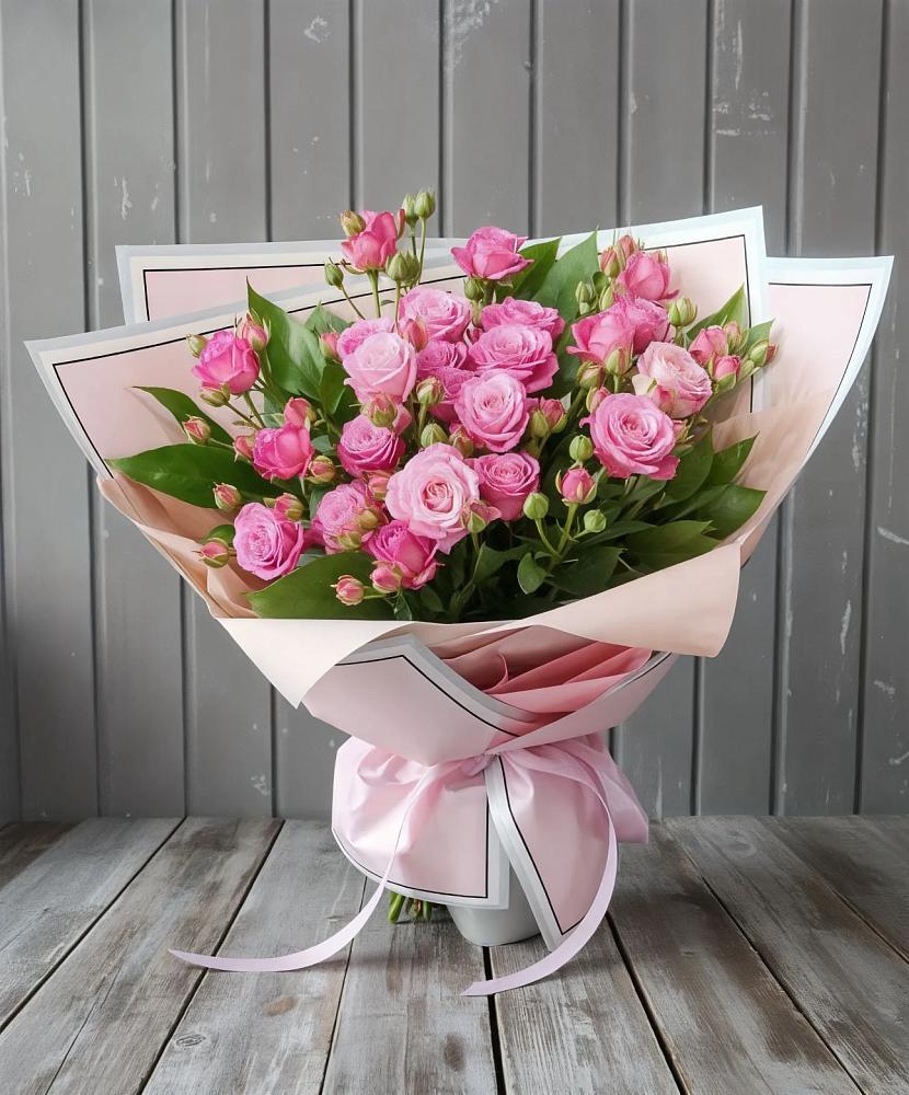 Букет Розовый кустик в Барсуковской