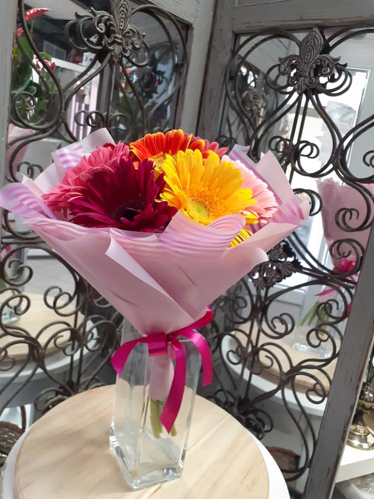 Букет цветов из: Герберы в Барсуковской