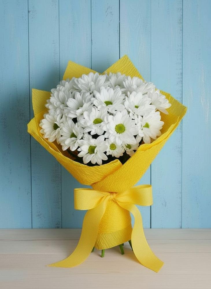 Букет цветов из: Хризантемы в Барсуковской