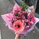 Букет цветов из: Розы, Герберы и Хризантемы в Барсуковской