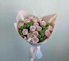 Букет цветов из:  Розы и Хризантемы в Барсуковской