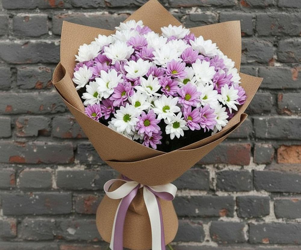 Букет цветов из: Хризантемы в Барсуковской