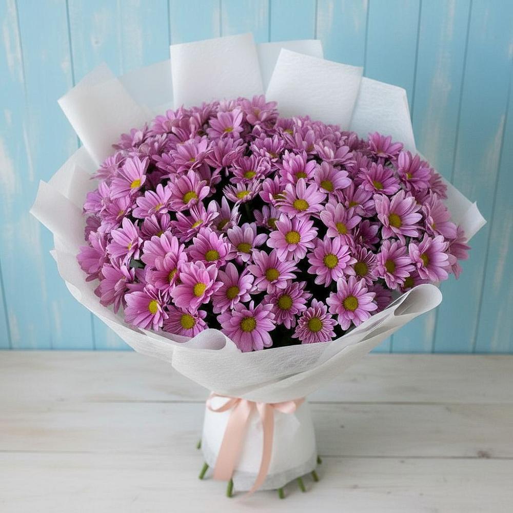 Букет цветов из: Хризантемы в Барсуковской