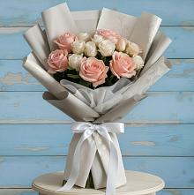 Букет цветов из:  Розы #REPLACE_PRED# Барсуковской