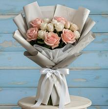 Букет цветов из:  Розы в Барсуковской