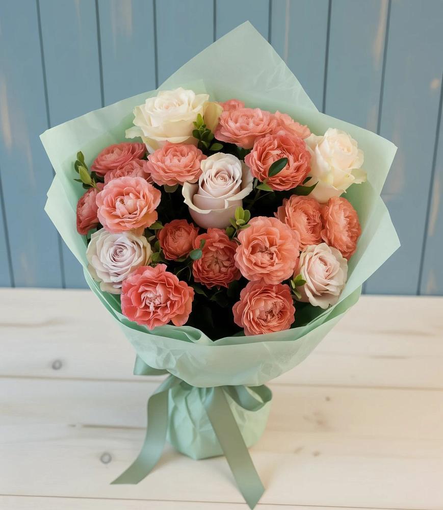 Букет цветов из: Розы в Барсуковской