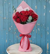 Букет цветов из:  Розы в Барсуковской