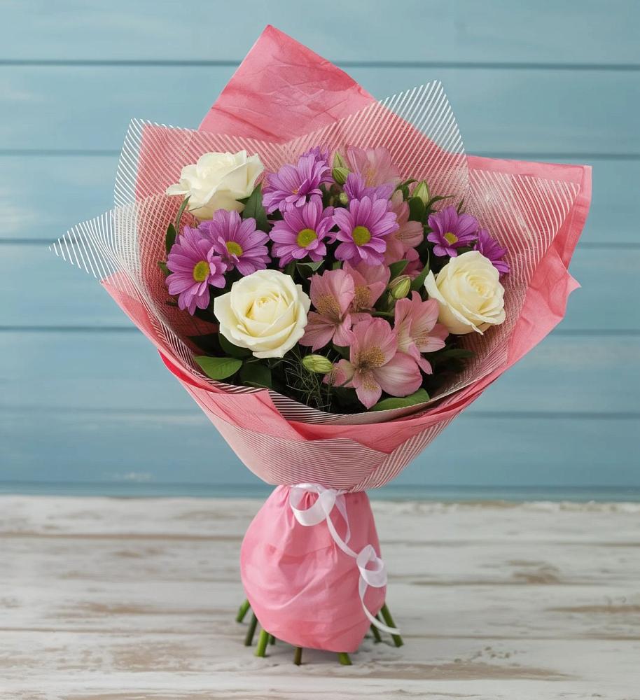 Букет цветов из: Герберы в Барсуковской