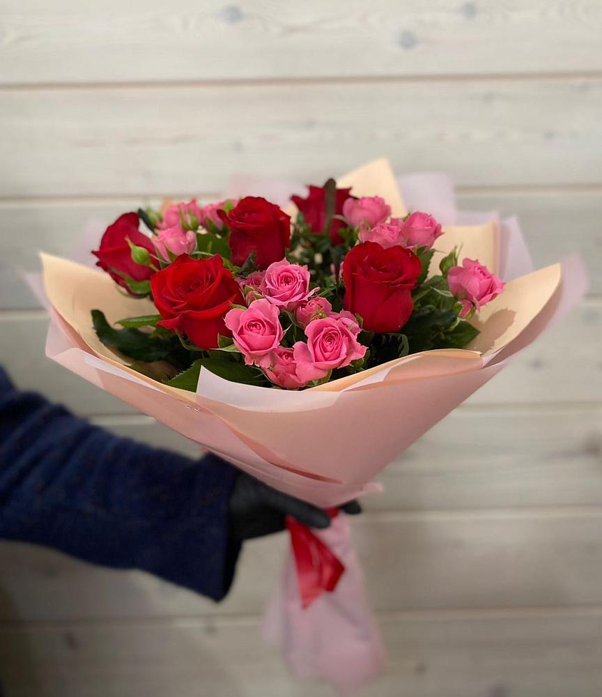 Букет цветов из: Розы в Барсуковской