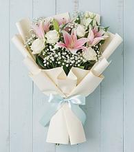 Букет цветов из:  Лилии в Барсуковской