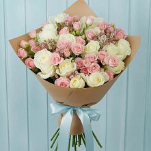 Букет цветов из:  Розы в Барсуковской
