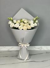 Букет цветов из:  Розы и Лизиантусы в Барсуковской